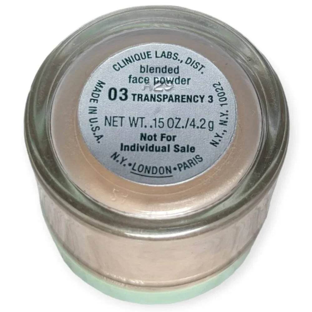 Clinuque Blended Face Powder 03 Transparency 3 Loose Powder .15 oz New